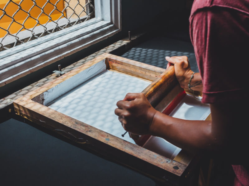 screen printing workshop